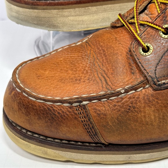 Red Wing Irish Setter 838 Mens 11D Brown Leather Moc Toe Work Boots UltraDry - Picture 5 of 16